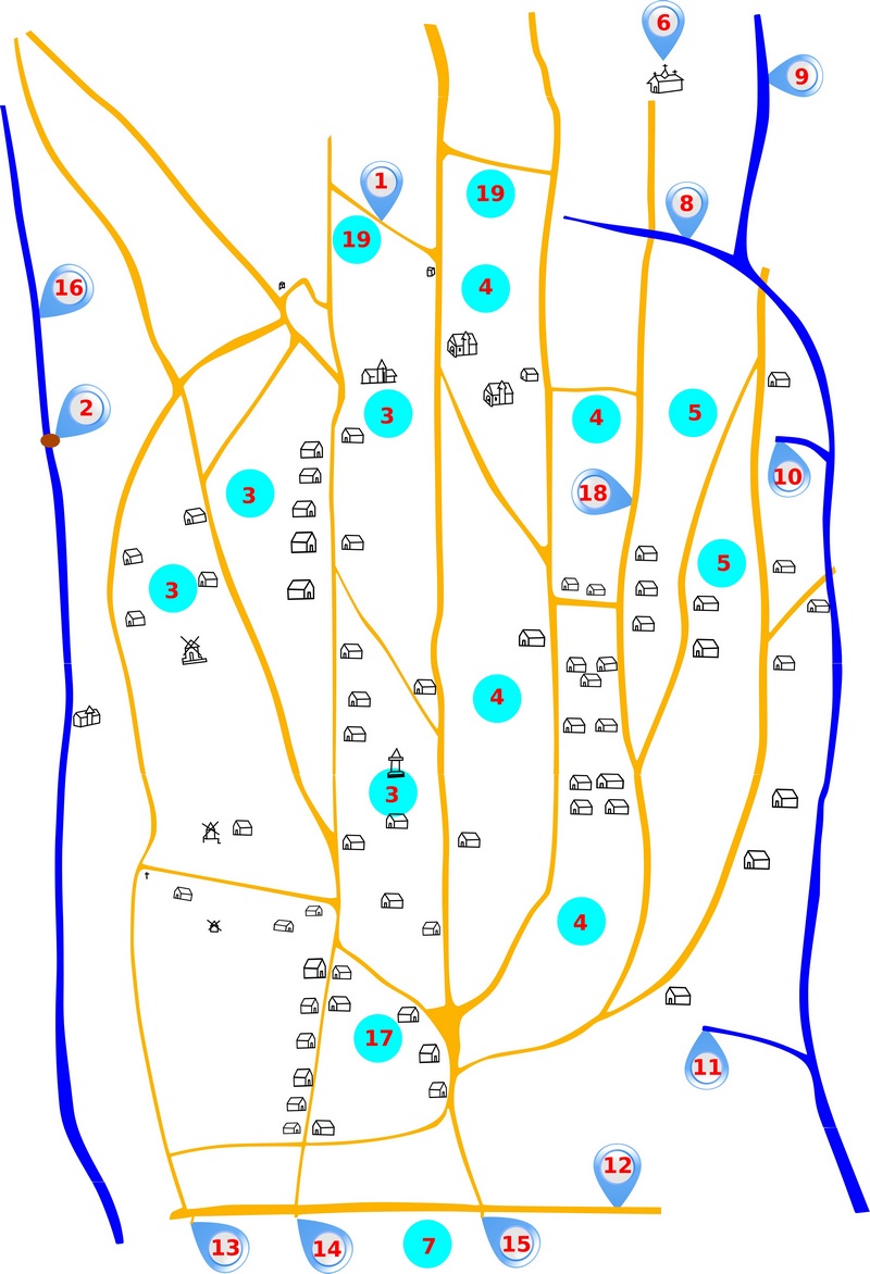 Site internet Lou Boscat Carte du XVIIIe